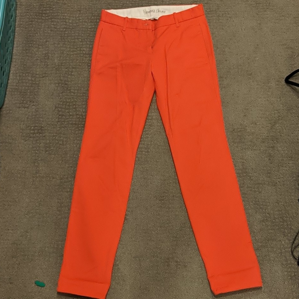 Bright Orange Chino Pant